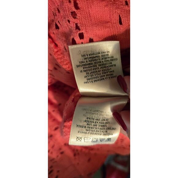 Anthropologie Maeve women's Dayflower lace dress pink small Coquette Feminine - Picture 12 of 12